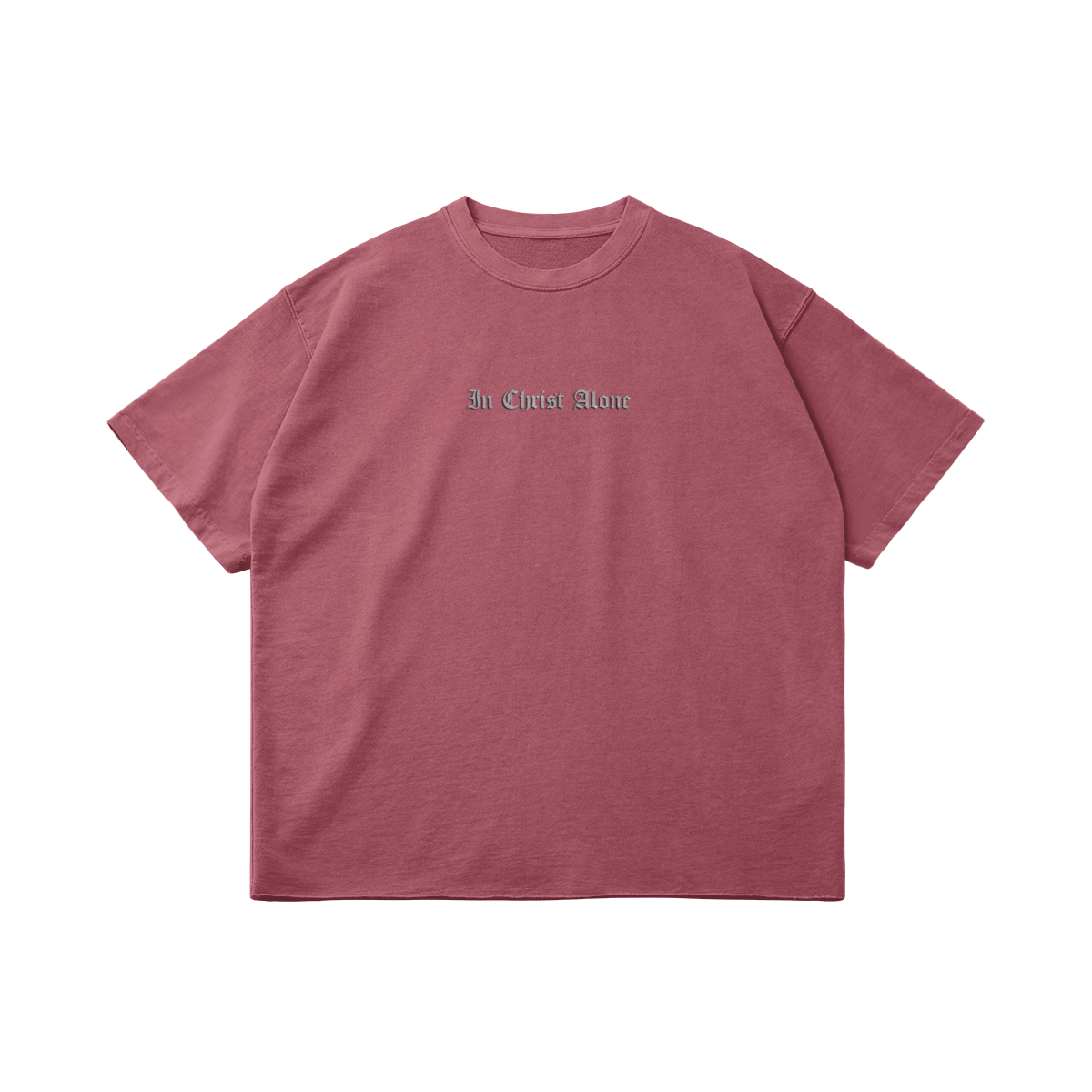 IN CHRIST ALONE Oversized Tee