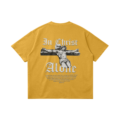 IN CHRIST ALONE Oversized Tee