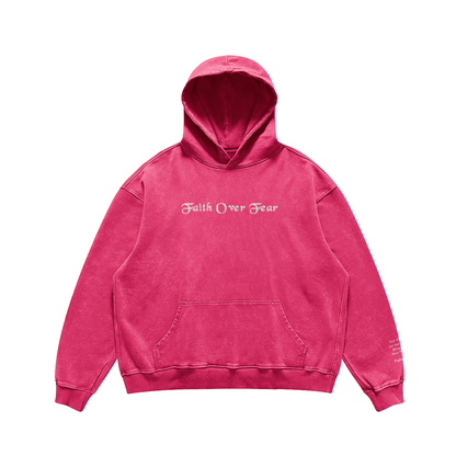 FAITH OVER FEAR Oversized Hoodie